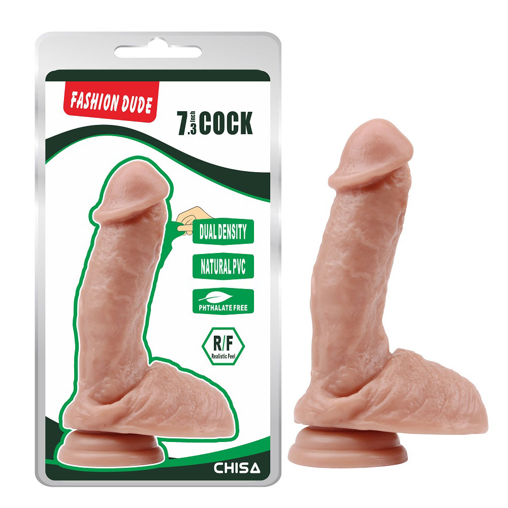 Fashion Dude- 7.3 polegadas Cock-Flesh